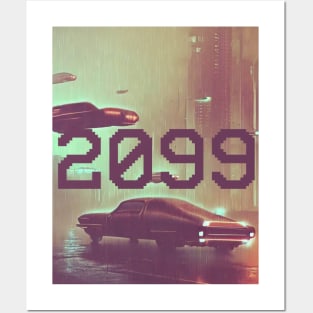 Futuristic city Posters and Art